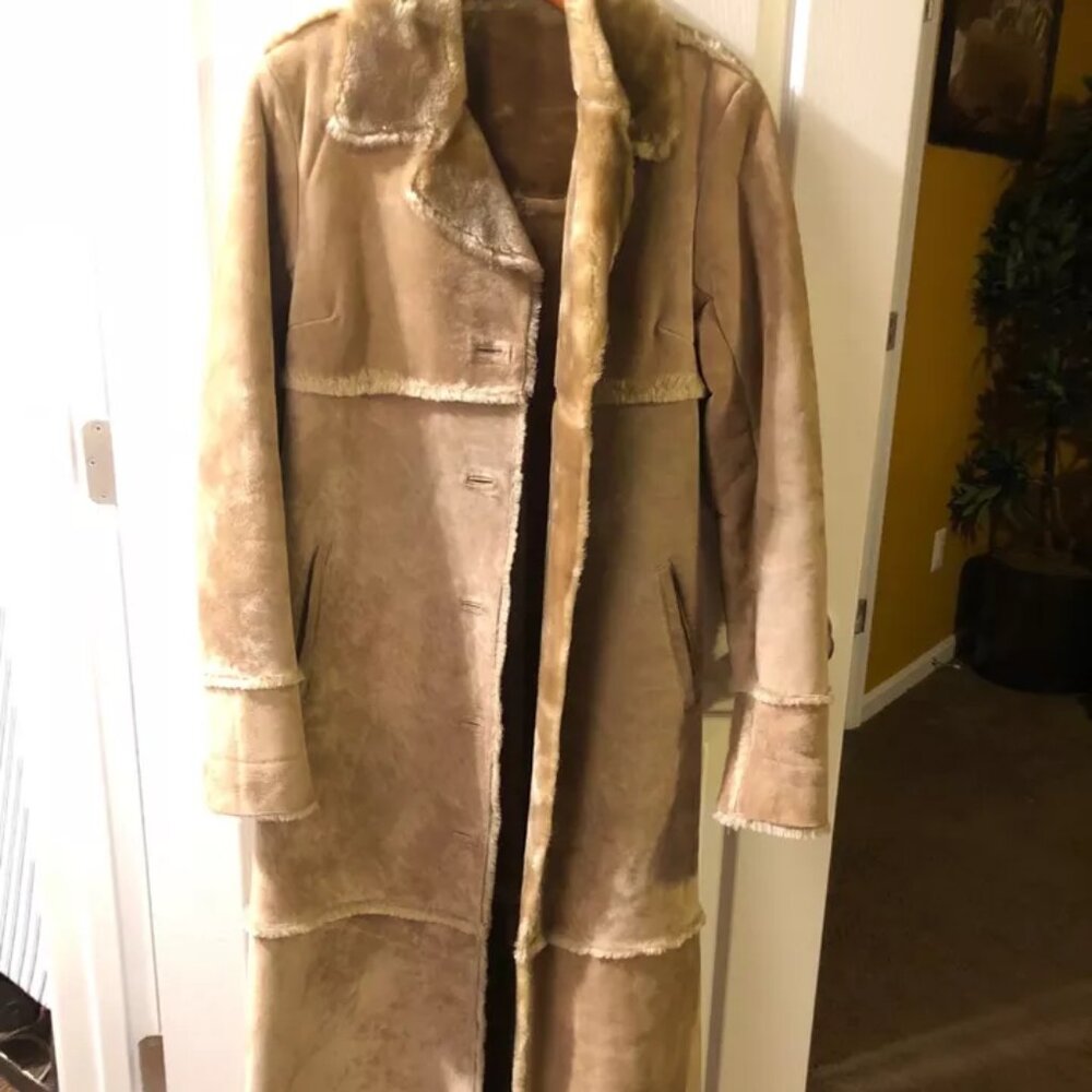 Long Suede Coat SAMPLE SALE ONLY ONE